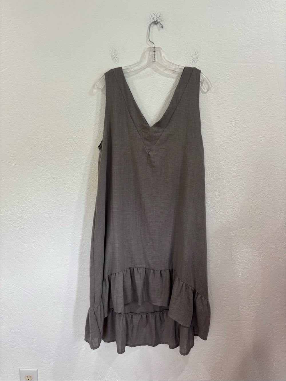 Hello Nite Brown Sleeveless Tunic Dress